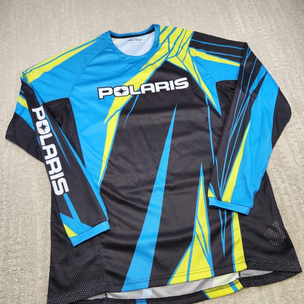 Polaris ORV Jersey Men Medium Long Sleeve Performance Shirt Motorcycle Sxs